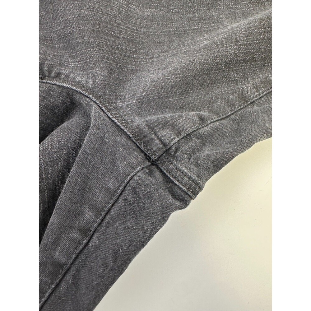 Torrid Bombshell Skinny Blue Jeans Black Denim Distressed Stretch Zip Womens 26R - Picture 14 of 15
